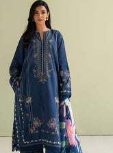 Coco By Zara Shahjahan Printed Lawn 3 Piece Unstitched Suit CZS25P D-3B RIA